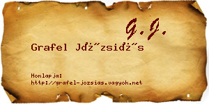 Grafel Józsiás névjegykártya